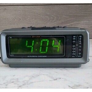 Vintage Lenoxx Sound AM/FM Alarm Clock Radio CR-776 Large Display Tested